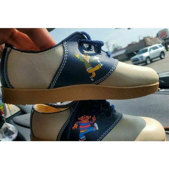 Sesame Street Kid Shoes size 13 in original box JC Penney Unused USA 1973 - Picture 3 of 5